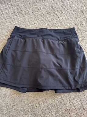 lululemon athletica Black Athletic Skort with Built-In Short